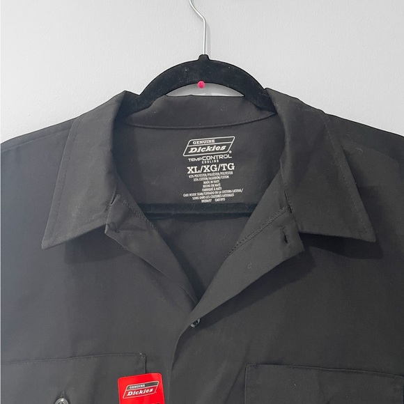 NWT DICKIES GENUINE TEMP CONTROL XL MENS SHORT SLEEVE BLACK WORK - Picture 3 of 6